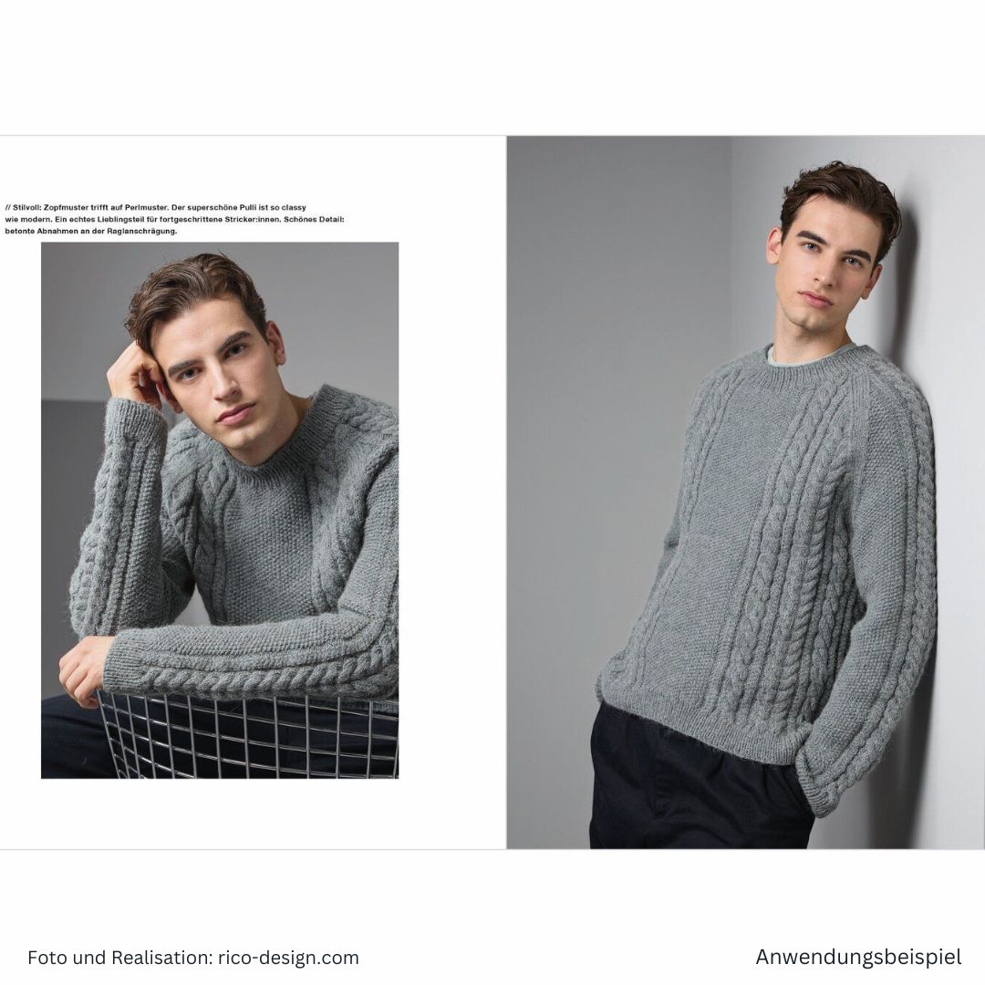 Made by Me Men Nr 3 Strickanleitung männliche Modelle Seite 18 und 19