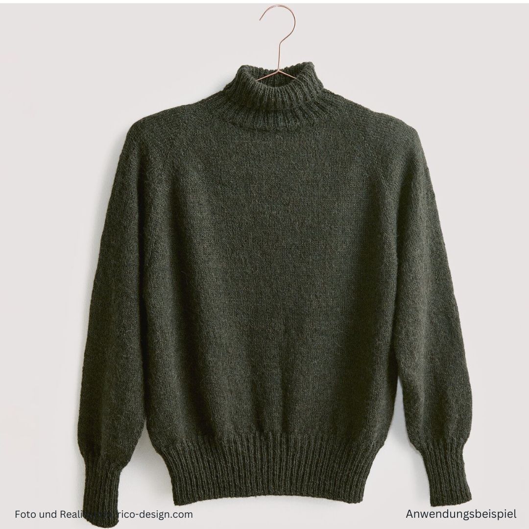 Anleitungsheft zum Stricken Luxury Knits Premium Natural Fibres - Pulli mit Rollkragen