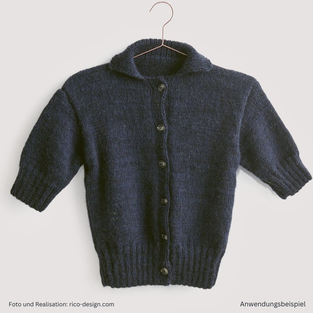 Anleitungsheft zum Stricken Luxury Knits Premium Natural Fibres - Weste mit 3/4-Arm