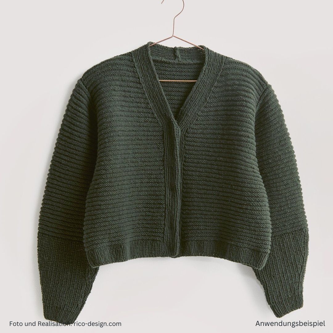 Anleitungsheft zum Stricken Luxury Knits Premium Natural Fibres - Weste mit V-Ausschnitt