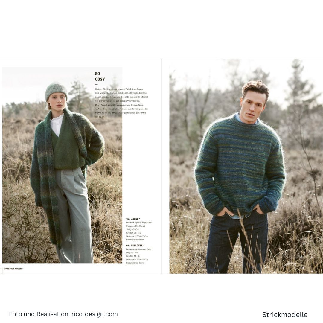 Lovewool Nr. 21 Das Handstrickmagazin Herbst-/Winterkollektion - Strick-/Häkelmodelle Seite 18 und 19