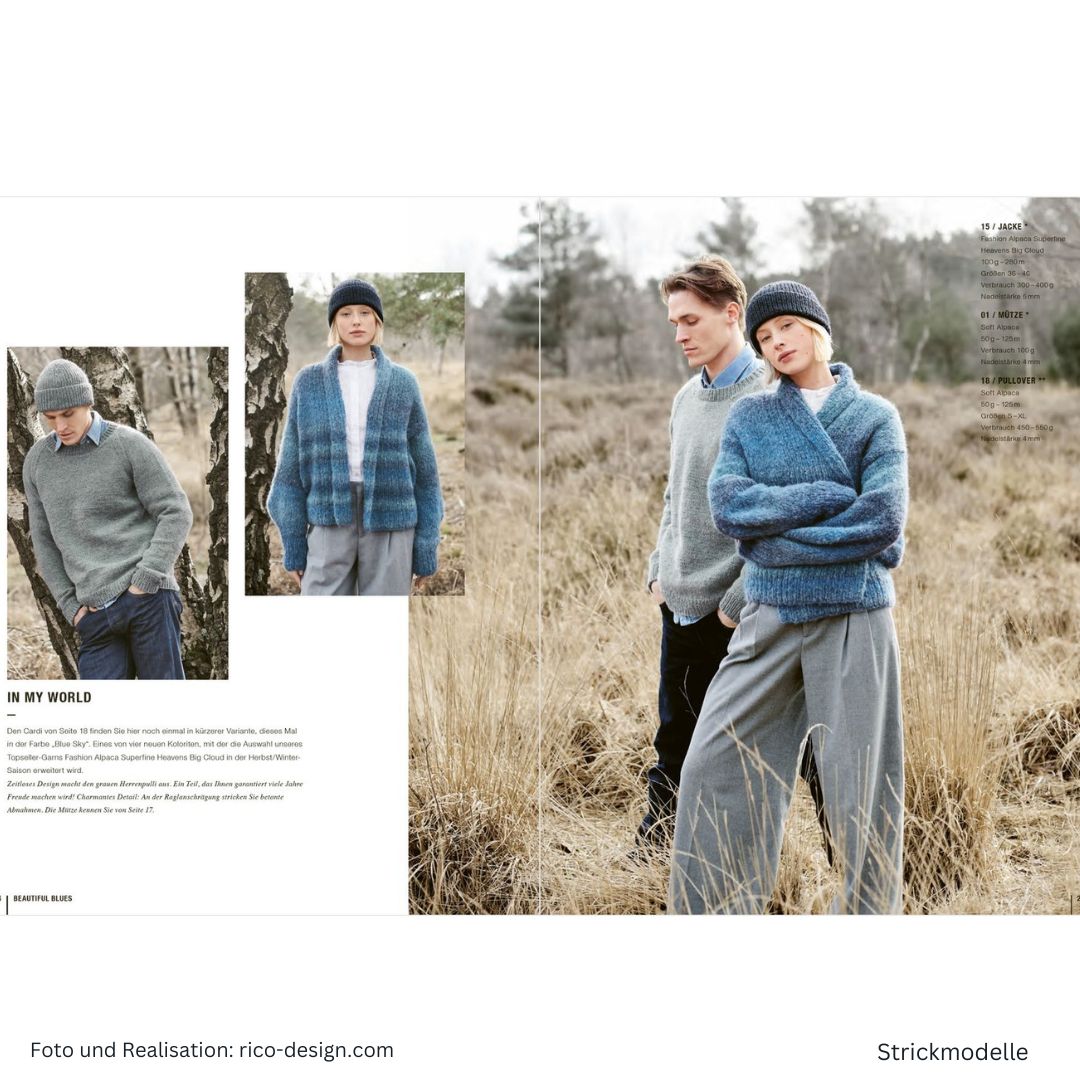 Lovewool Nr. 21 Das Handstrickmagazin Herbst-/Winterkollektion - Strick-/Häkelmodelle Seite 24 und 25
