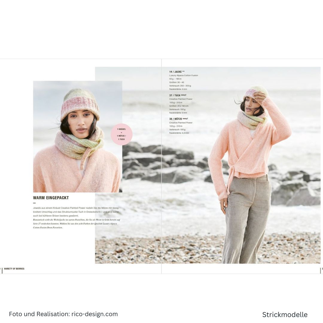 Lovewool Nr. 21 Das Handstrickmagazin Herbst-/Winterkollektion - Strick-/Häkelmodelle Seite 50 und 51
