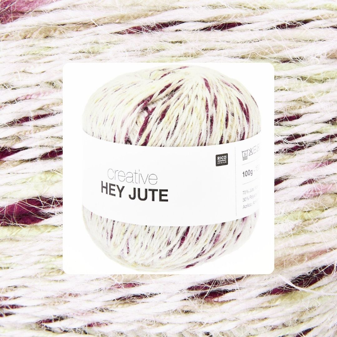 Creative Hey Jute Jutegarn 100g 130m Farbe 002 berries