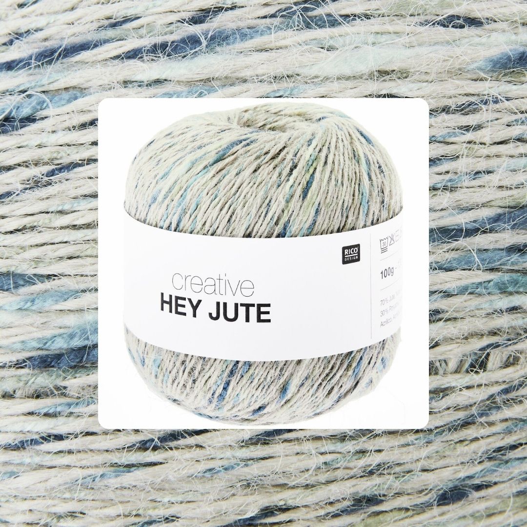 Creative Hey Jute Jutegarn 100g 130m Farbe 006 aqua