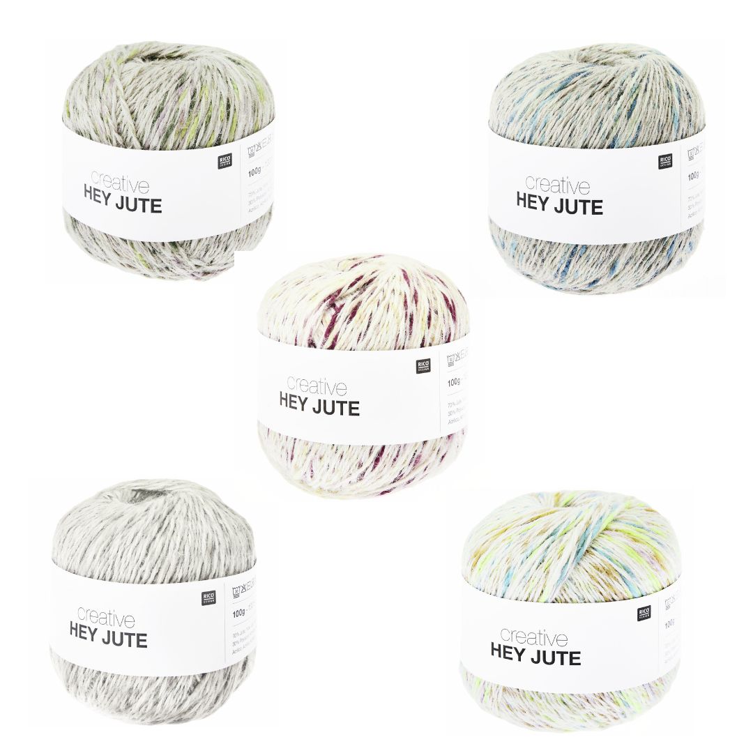 Creative Hey Jute Jutegarn 100g 130m 5 Farben Farbauswahl als Knäuel