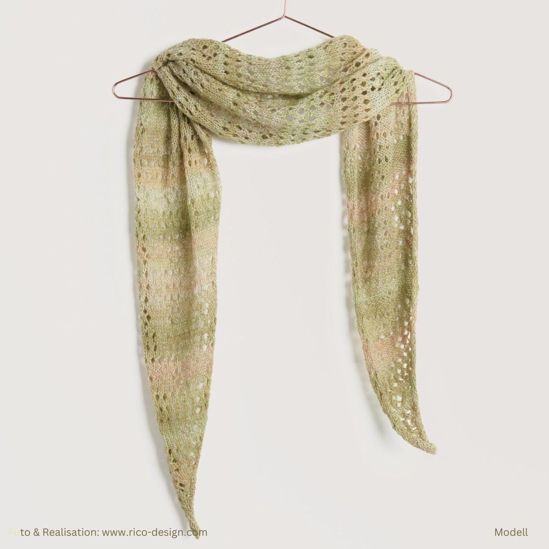 Creative Make it Perlchen Muster für Beilaufgarn mit Glasperlen 255m 100% Lyocell Tuch stricken