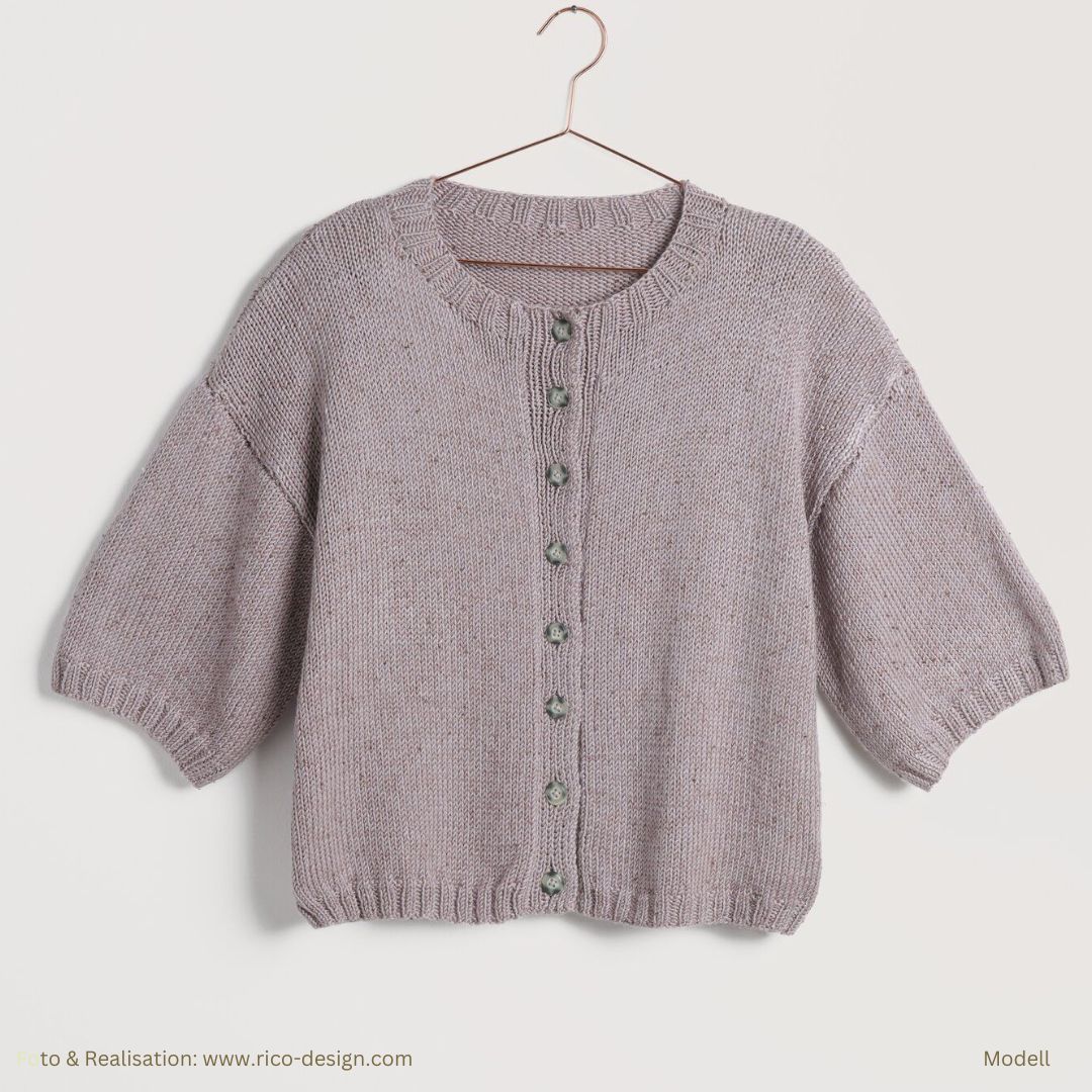 Creative Make it Perlchen Muster mit Beilaufgarn mit Glasperlen 255m 100% Lyocell Weste