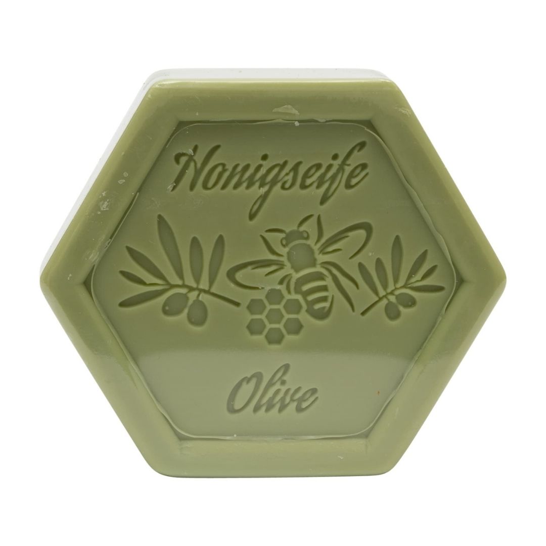 Honigseife Olive sechseckig 100g