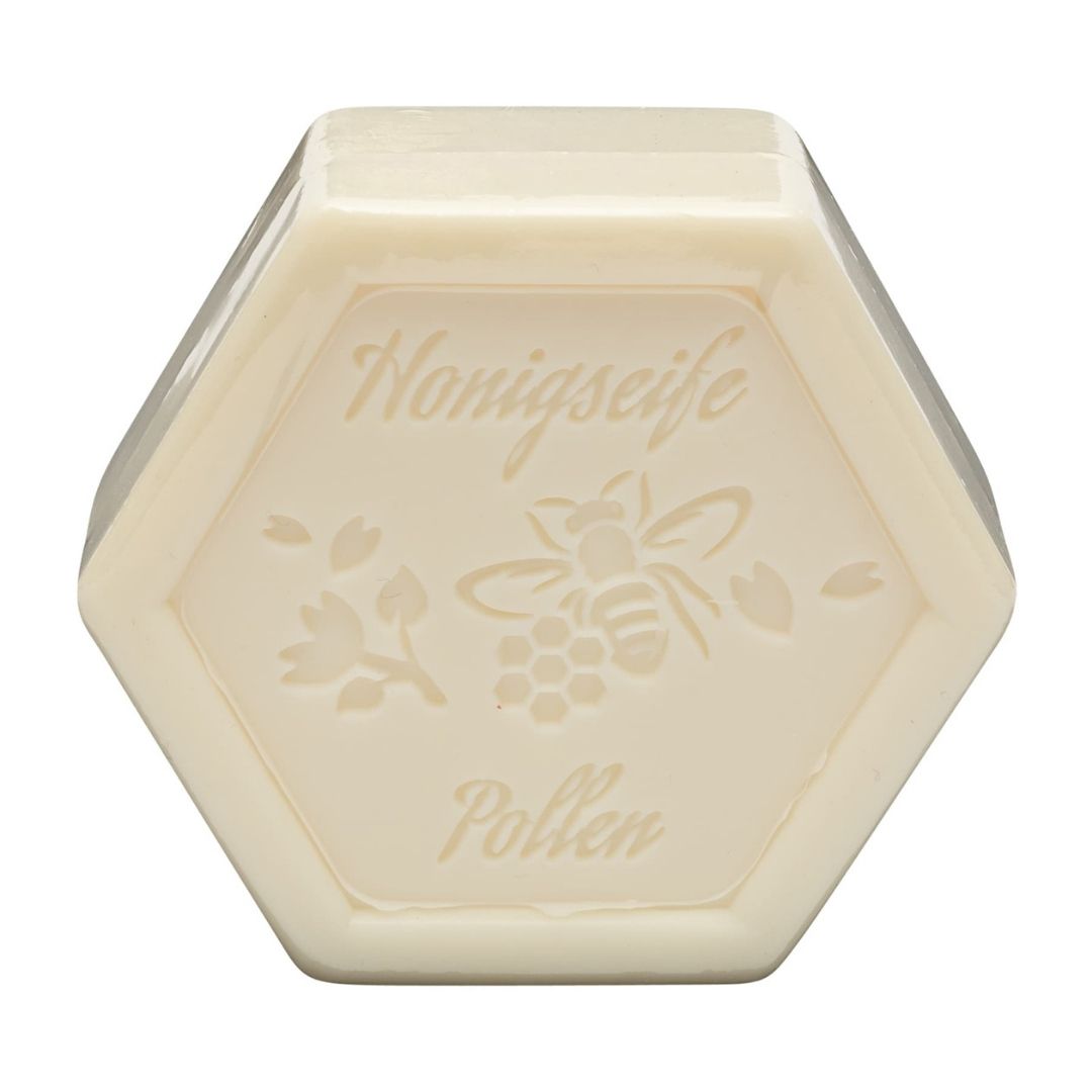 Honigseife Pollen seckseckig 100g