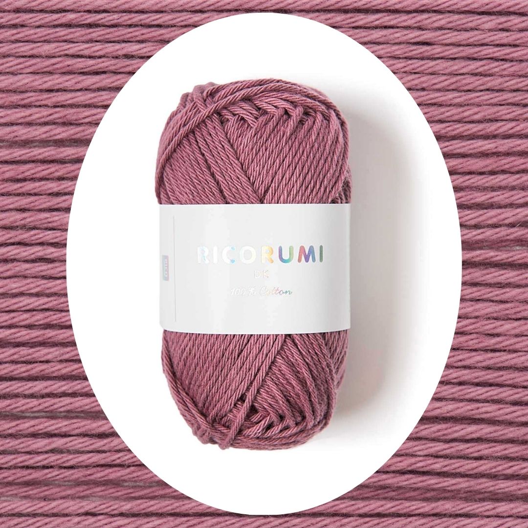 Ricorumi 25g dk Baumwolle mauve 019
