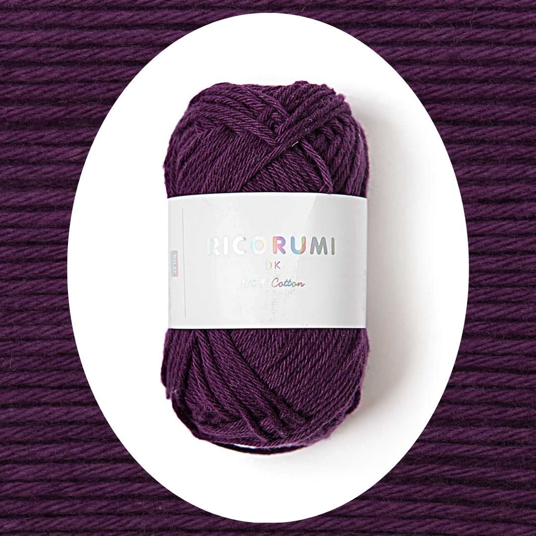 Ricorumi 25g dk Baumwolle lila 020