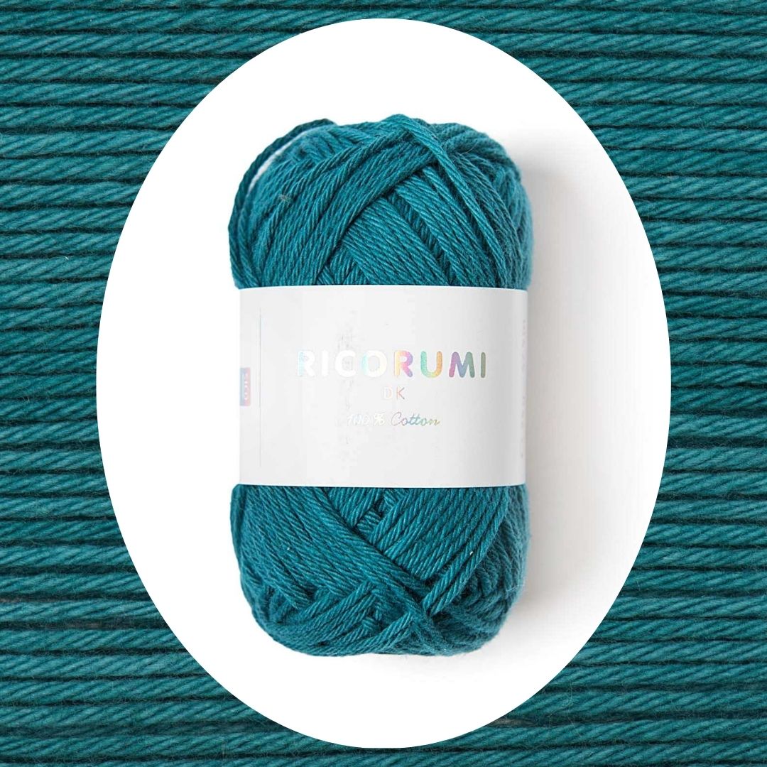 Ricorumi 25g dk Baumwolle petrol 040
