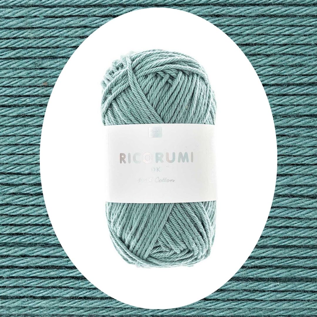 Ricorumi 25g dk Baumwolle aqua 074