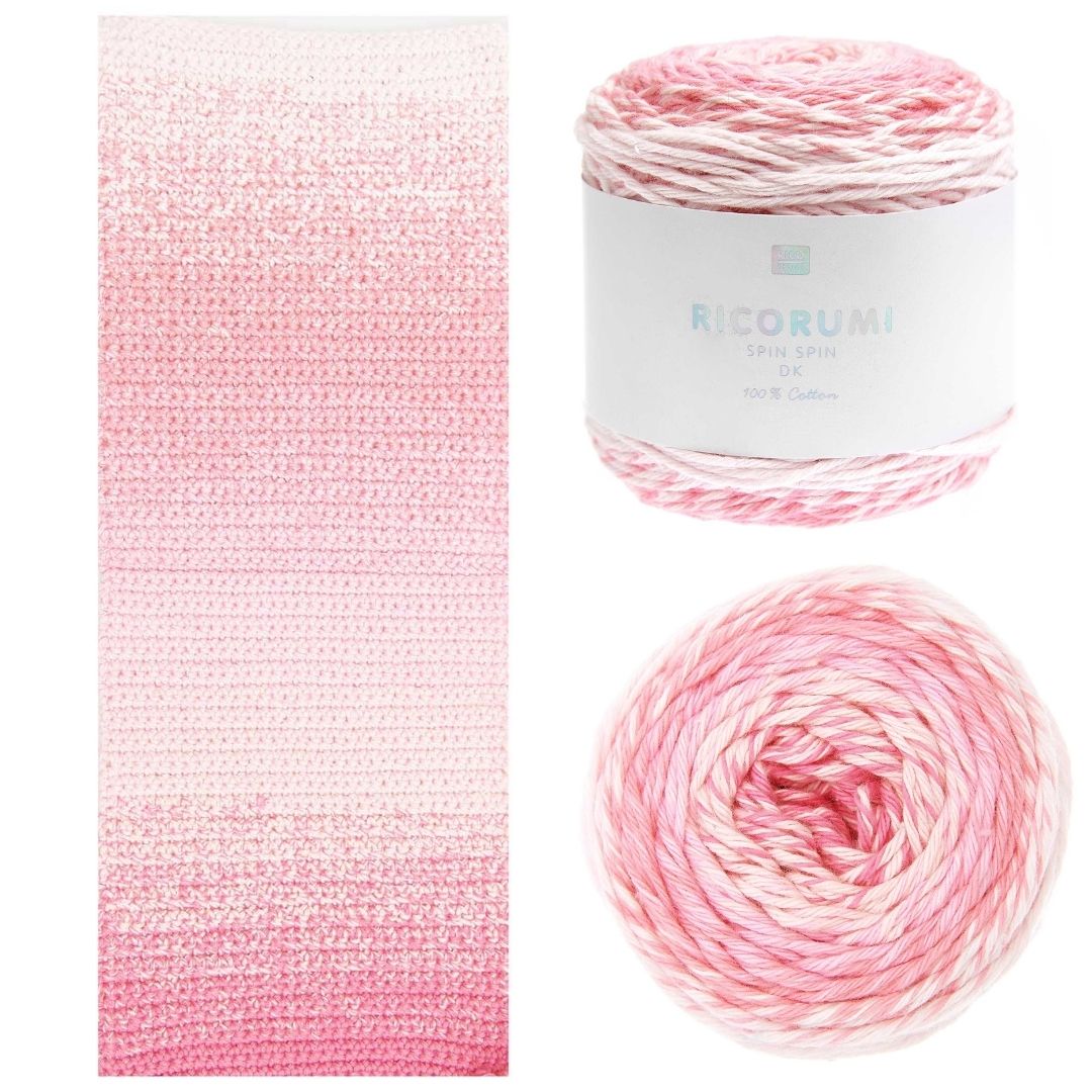 Ricorumi Spin Spin 50g dk Baumwolle rosa 004