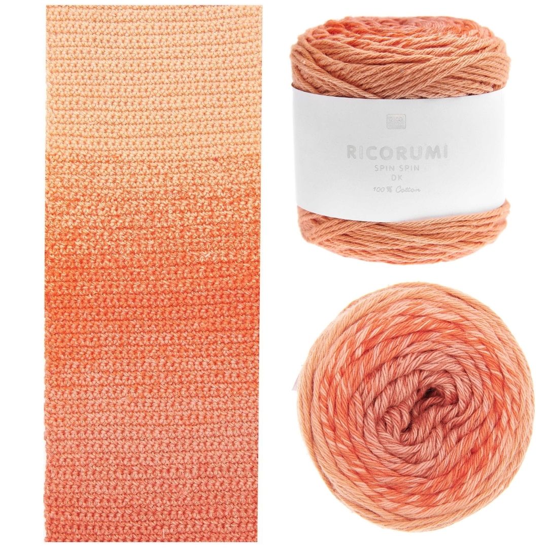 Ricorumi Spin Spin 50g dk Baumwolle orange 006